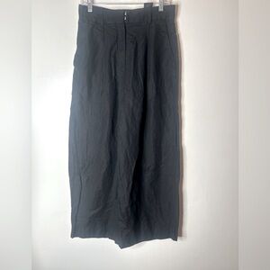 COS Casual Wide Leg Pants in Black EU 38